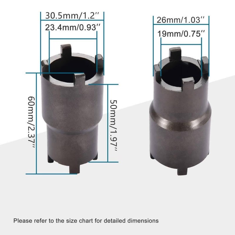 19mm 23mm Clutch Hub Locking Nut Wrench Tool for 50cc to 125cc Pit Bike SSR - Image 2